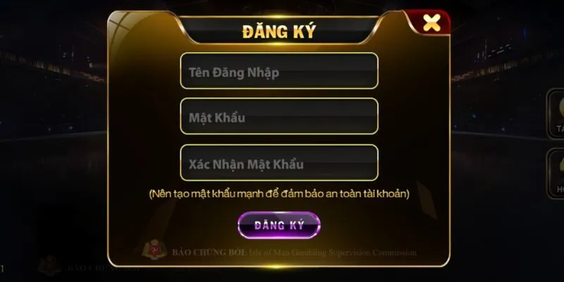 Điền đầy đủ thông tin