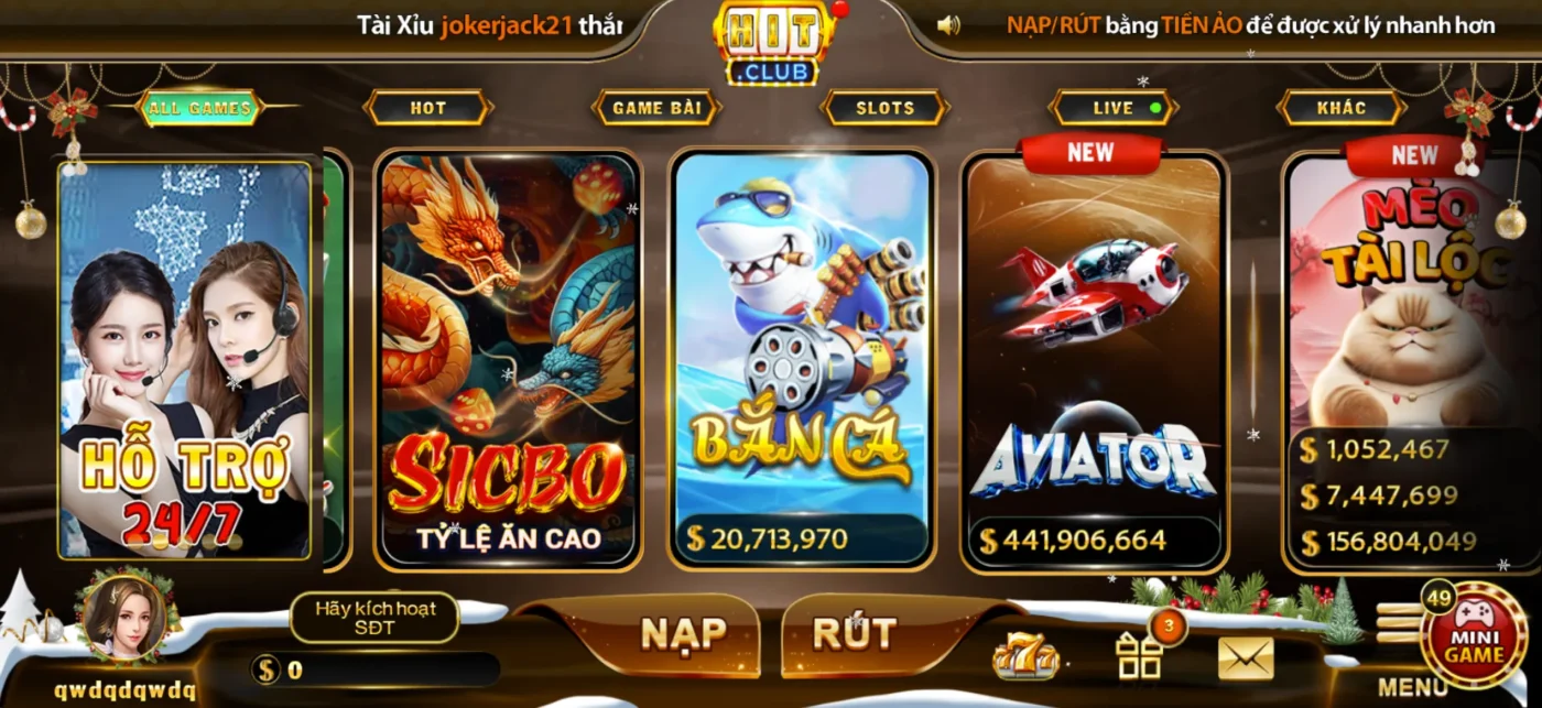 Trải nghiệm Bắn Cá Hitclub đình đám bậc nhất