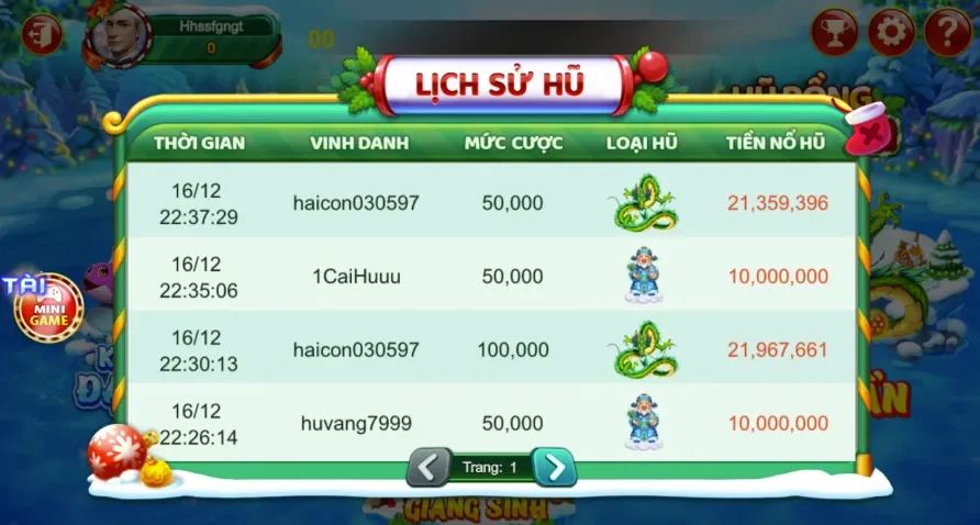 Cơ hội nhận hũ liền tay