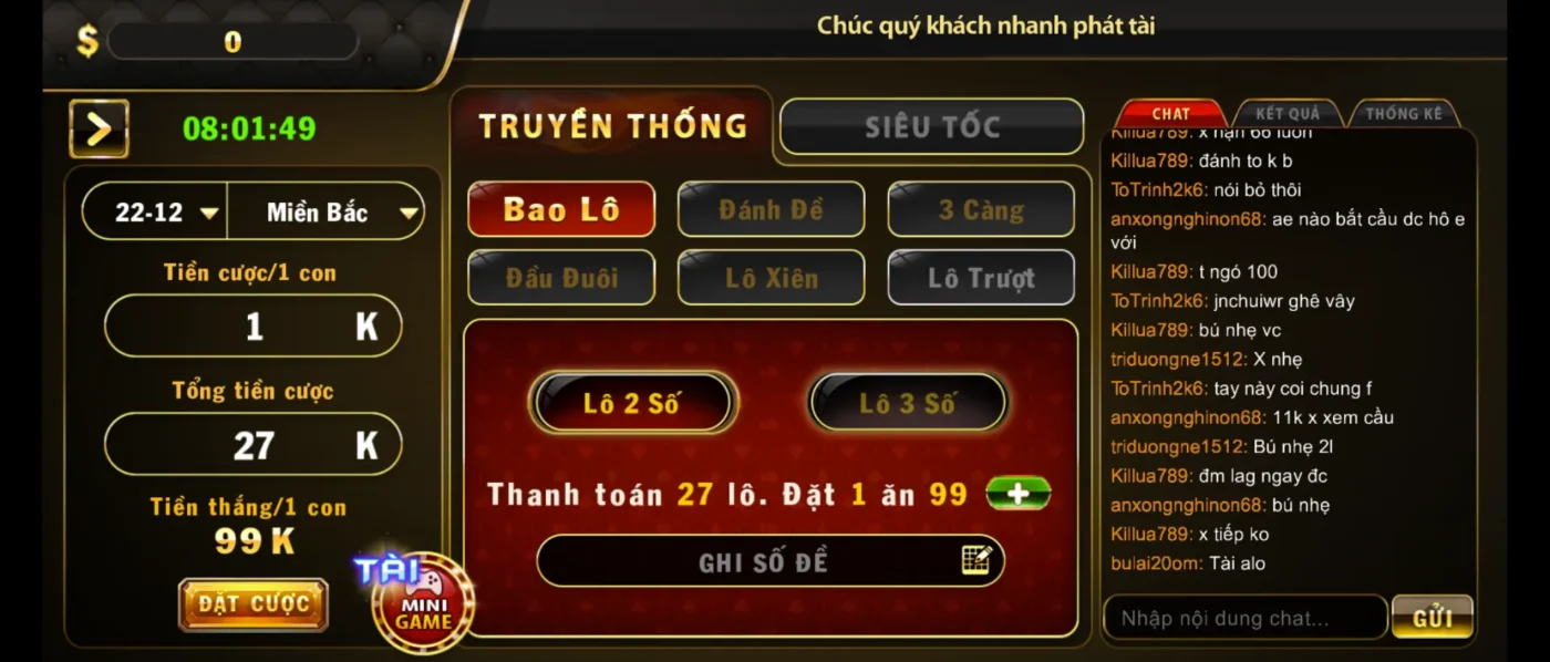 Trải nghiệm giao diện hoàn hảo đến từ xổ số
