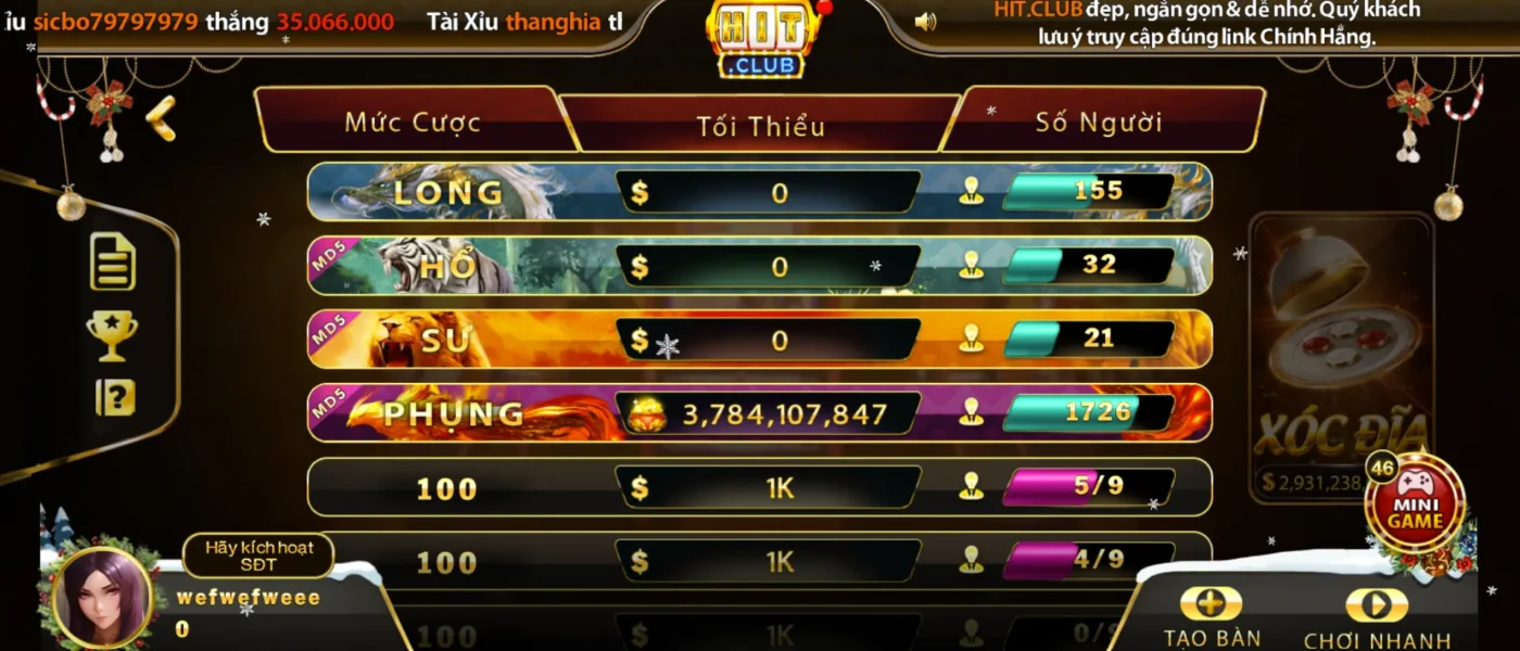 Chọn lựa ván chơi phù hợp với tài chính