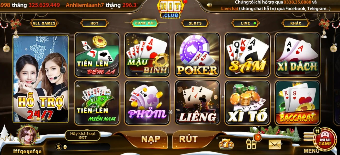 Tham gia Mậu Binh với những trải nghiệm hàng đầu