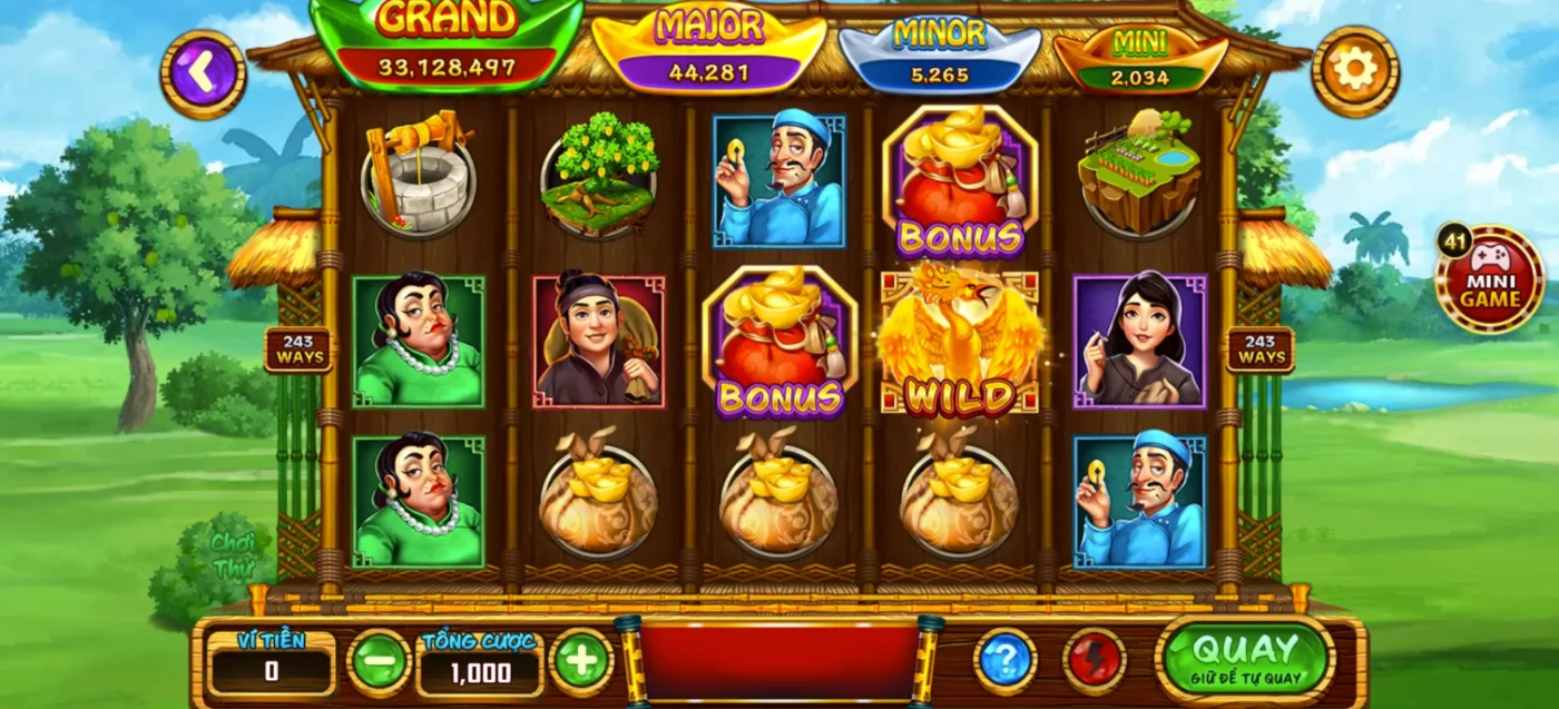 Kịch tính với slot game Ăn Khế Trả Vàng
