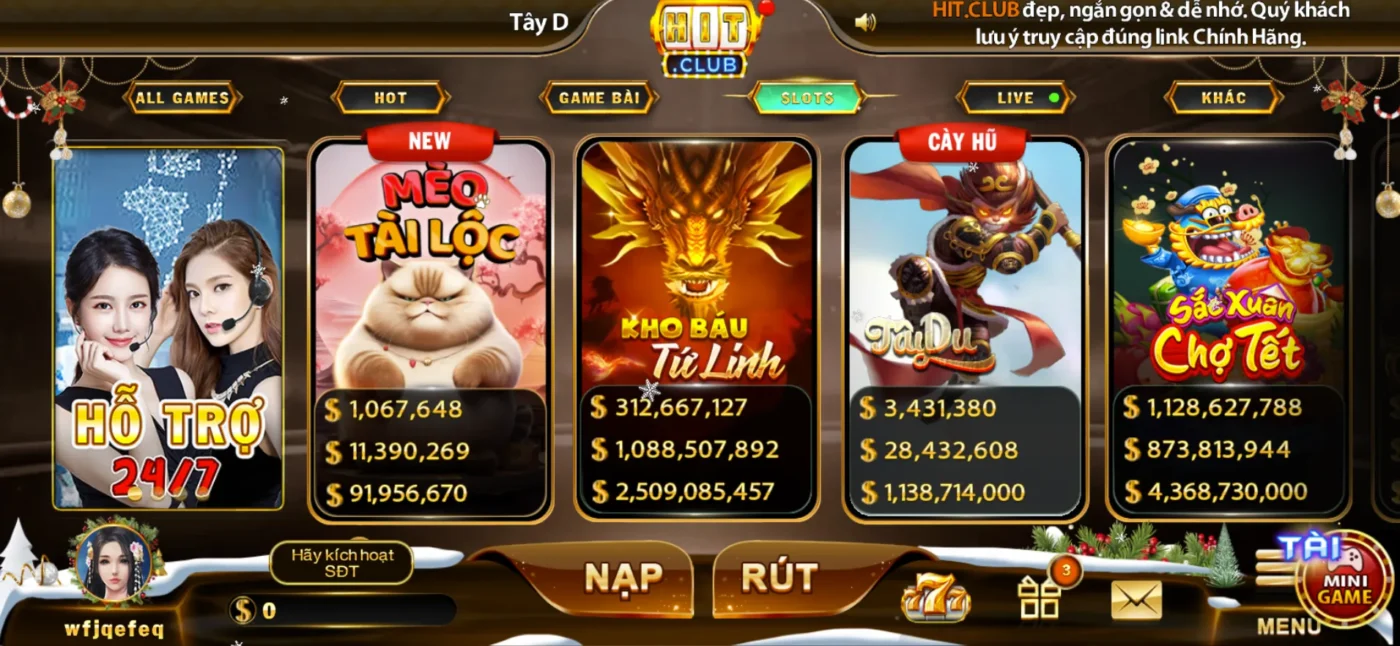 Trả thưởng top 1 tại slot Mèo Tài Lộc
