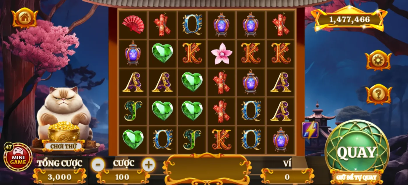 Ấn tượng với giao diện slot game tại hệ thống