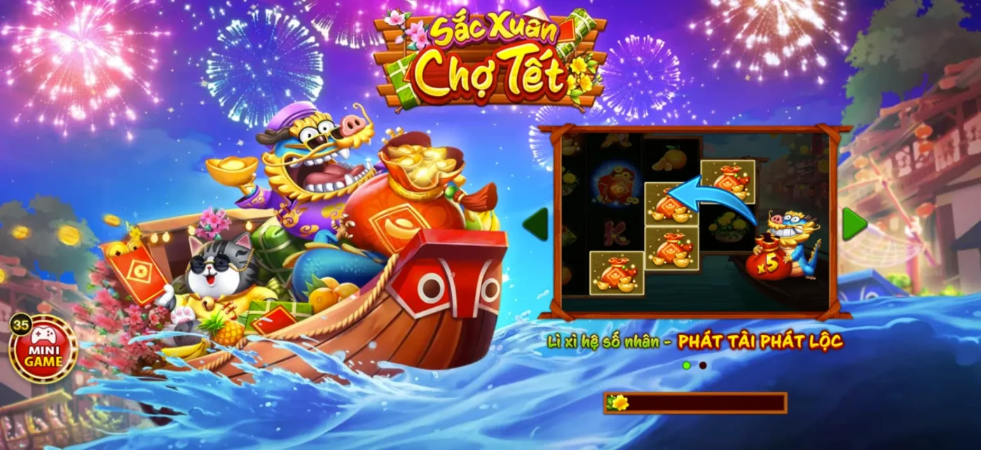 Sắc Xuân Chợ Tết hàng đầu với gameplay hấp dẫn
