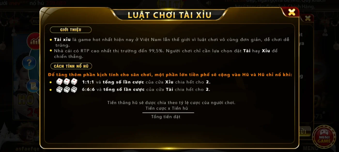 Nắm bắt cách thức cược của hình thức