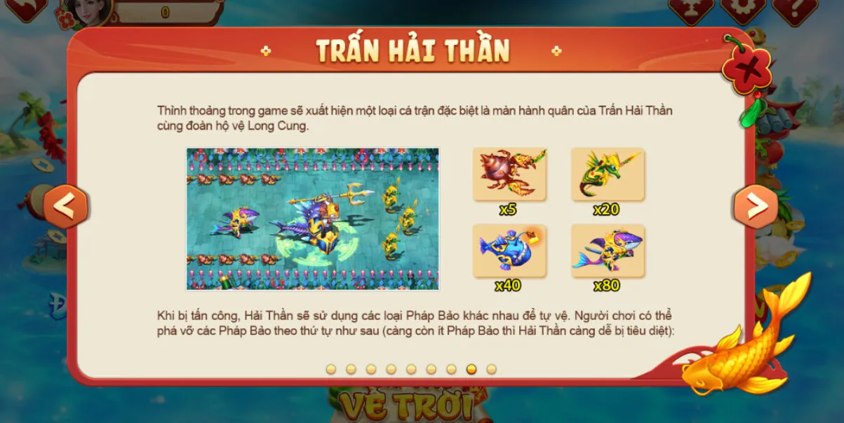 Trấn Hải Thần - màn bắn boss tại Bắn Cá Hit club