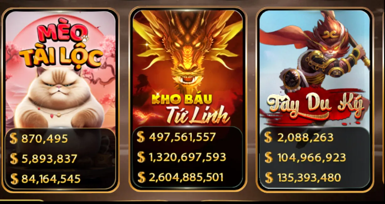 Kho Báu Tứ Linh đỉnh cao tại Hit club