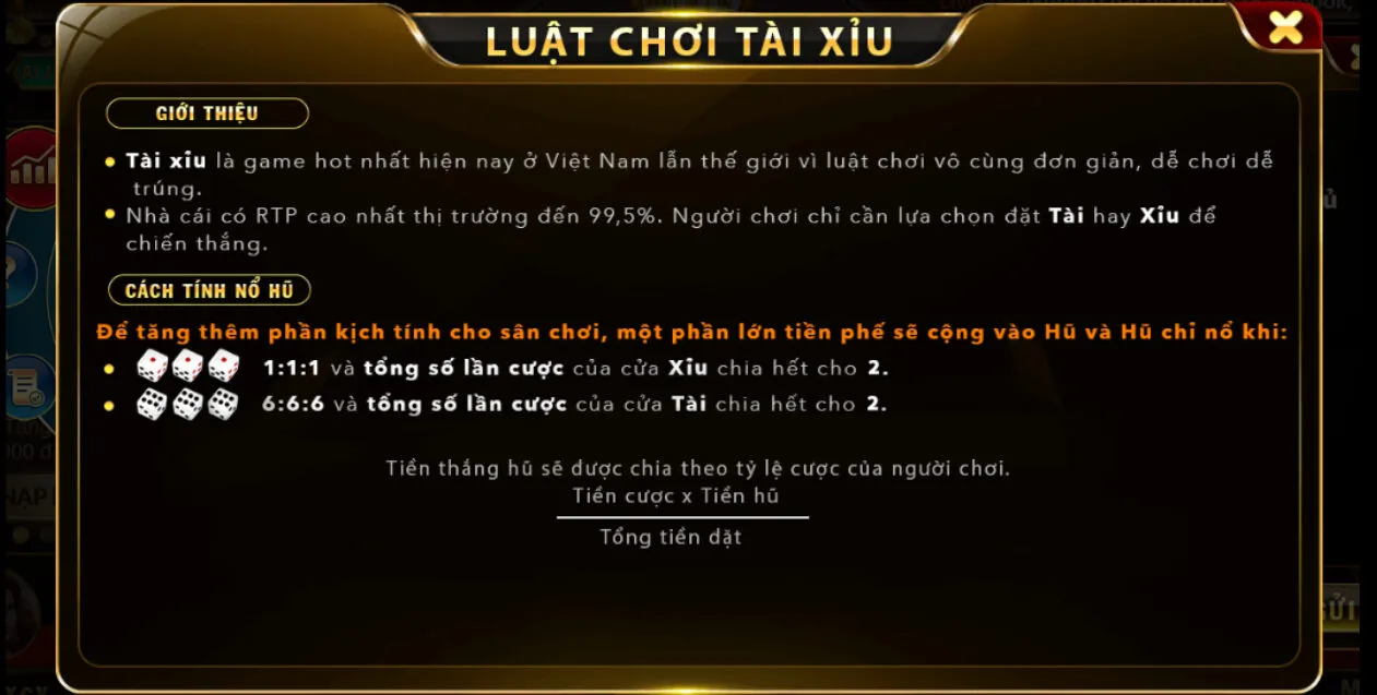 Tài Xỉu tại Hit club và hướng dẫn cơ bản