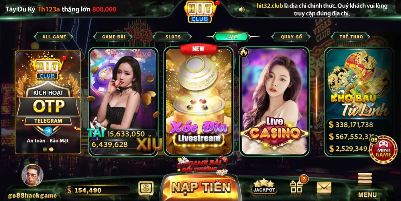 Chơi live casino tại Hit Club an toàn, bảo mật cao