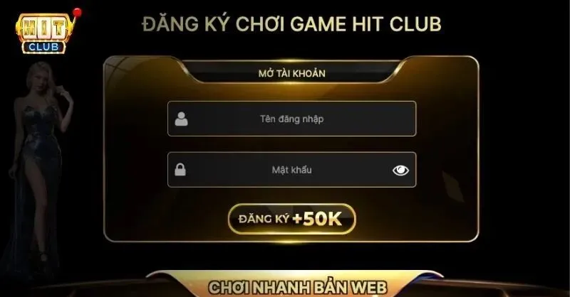 Đăng ký tài khoản tham gia game ngay