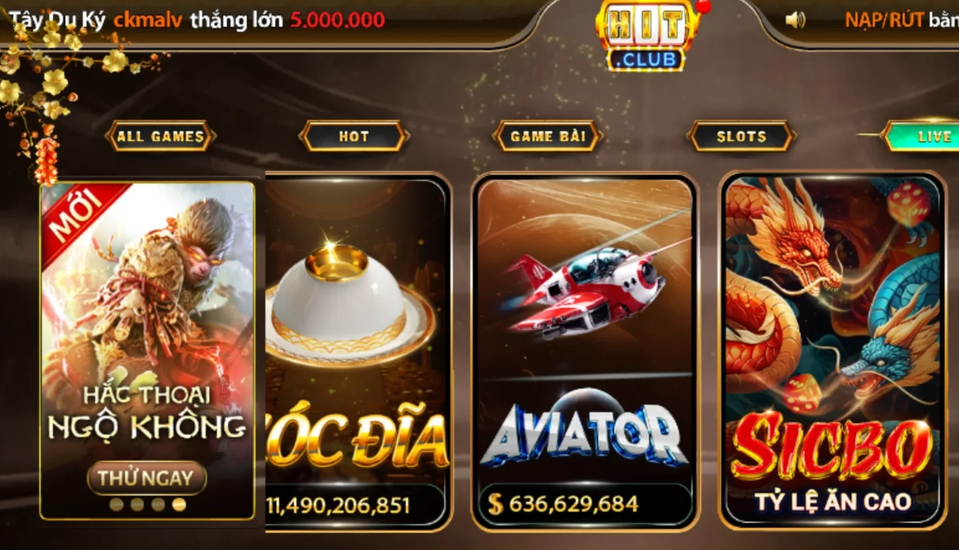 Hitclub - Cổng game uy tín xanh chín có giấy phép hợp pháp