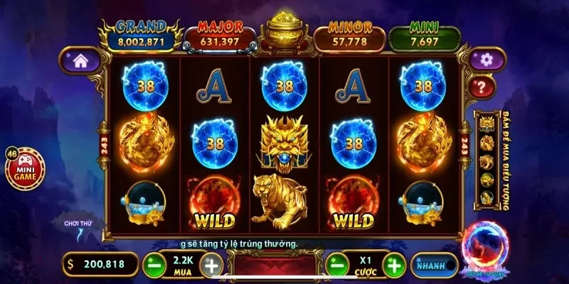 Slot game đồ họa chuẩn Hollywood, kỹ xảo đẹp mãn nhãn